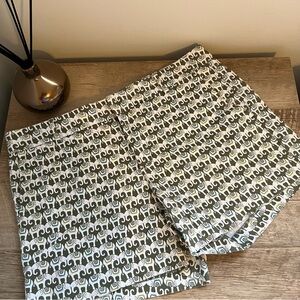 Banana Republic Elephant Print Shorts